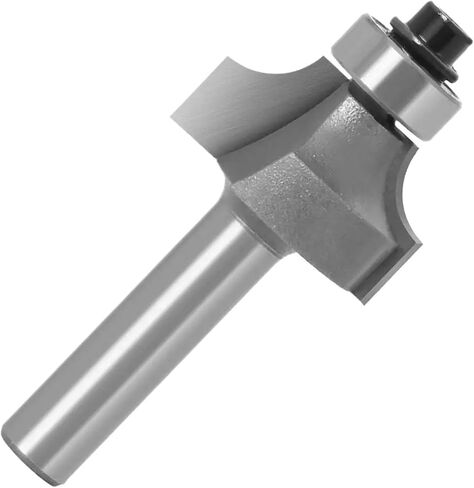 1pc 8mm shank round-router bits for wood woodworking tool 2 flute endmill with enbing ronding crout round bit bit (8x25b) in Kuwait