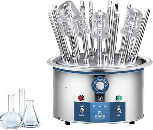 Electric Glassware Drying Rack,Lab Airflow Dryer w/Holes Drying Pipes and Sink,Adjustable Temperature 40-120°,No Residual Water Stains (20 holes) in Saudi Arabia