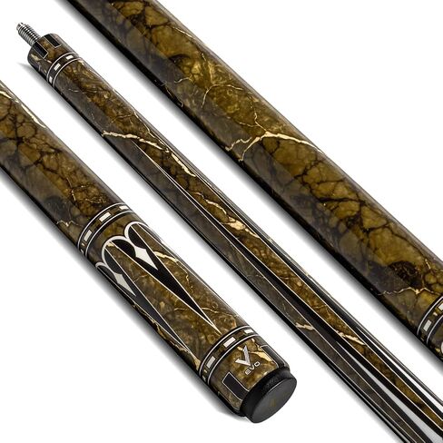 Evo Gemstone Glassfiber Pool Stick ، ​​عصي بركة انحراف منخفضة مع 5/16 * 18 دبوس مفصل وطرف 12.5 مم ، طرف Evo ، protaper الهجين in Saudi Arabia