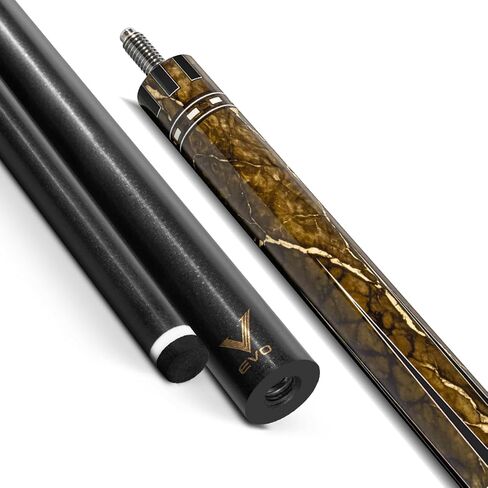 Evo Gemstone Glassfiber Pool Stick ، ​​عصي بركة انحراف منخفضة مع 5/16 * 18 دبوس مفصل وطرف 12.5 مم ، طرف Evo ، protaper الهجين in Saudi Arabia