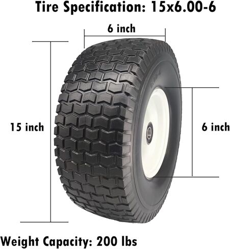 إطارات ثلجية مجانية مسطحة 13x5.00-6 مع 3/4 و 5/8 محامل ، صلب 13x5.00-6 ثلج منفاخ Tiire in Kuwait