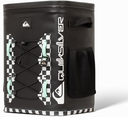 Quiksilver Welded Bungee Backpack Cooler, 30L/36 Cans, 48-72 Hours Insulation, Leakproof & Waterproof IPX7 Rated, Heavy-Duty 600D TPU, Adjustable Straps, Tactical Rings & Mesh Pockets in Saudi Arabia