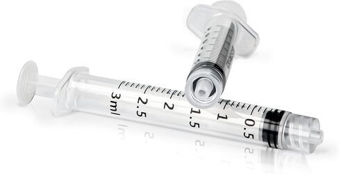 MediVena ONE-CARE 1ml Luer-Lock Syringes, Sterile, Low Dead Space, 100/bx Blister-Packed Syringes 1cc in Kuwait