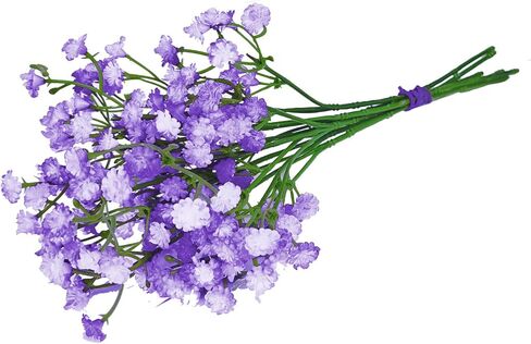 ABAJI Babys Breath Artificial Flowers Gypsophila Real Touch Flowers for Wedding Party Home Garden Decoration in Kuwait