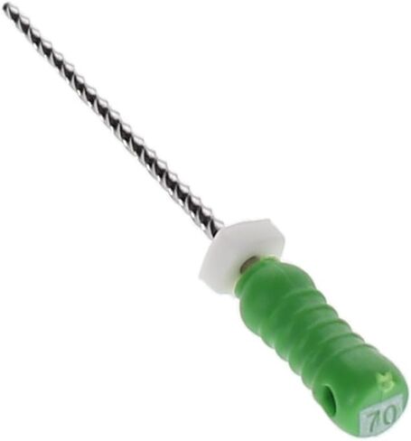 400115 HSB اللباط K-Files 21mm #70 من الفولاذ المقاوم للصدأ الأخضر 6/PK in Saudi Arabia