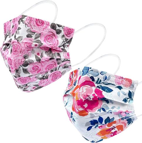 Crover Disposable Safety Mask 3 Layer Protection Face Mask for Adults 50 pcs in Saudi Arabia