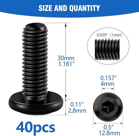 Crib Screws Hardware Replacement Kit,Socell 76pcs 304 Stainless Steel Baby Bed Frame Bolts &Barrel Nuts Set for Delta/Graco/Dream,M6x20mm/30mm/40mm/50mm/60mm/70mm/80mm Hex Drive Socket Cap Screws in Saudi Arabia
