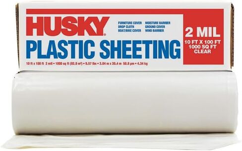 POLY AMERICA R210-100C 10-Feet X 100-Feet 2 Mil Clear Poly Film in Saudi Arabia