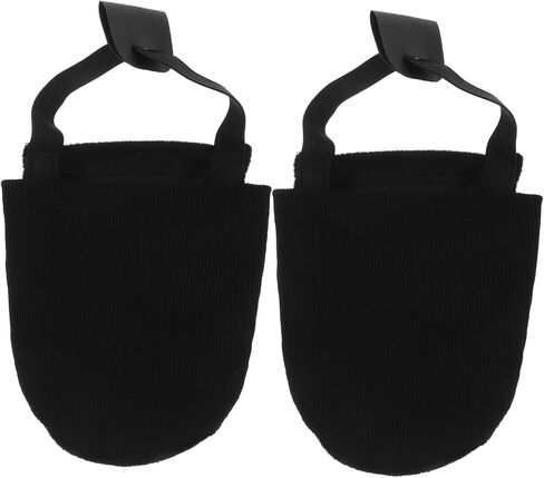 Milisten 1pair Bowling Sliding Shoe Cover Cover Slider Slider Cover لتعزيز الأداء المتين التصميم المرن خفيف الوزن ومقاوم للأوساخ لمستلزمات البولينج الرياضية السوداء in Saudi Arabia