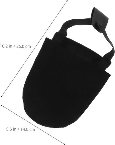 Milisten 1pair Bowling Sliding Shoe Cover Cover Slider Slider Cover لتعزيز الأداء المتين التصميم المرن خفيف الوزن ومقاوم للأوساخ لمستلزمات البولينج الرياضية السوداء in Saudi Arabia