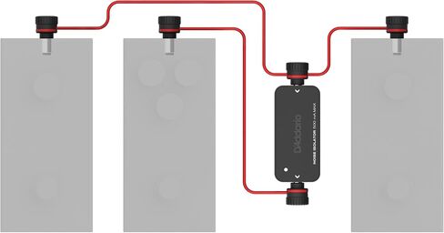D'Addario Accessories XPND Noise Isolator - Guitar Pedal Noise Suppressor - Eliminates Noise with Analog or Digital Pedals in Daisy Chain in Saudi Arabia