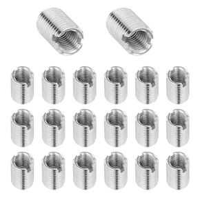 20 Pcs Thread Reducing Nuts M8 Male to M6 Female Adapters Insert Reducing Nut Sleeve Reduce Nut Thread Reducers Tool Kit Reducer Nuts Stainless Steel Fastener 15mm in Saudi Arabia
