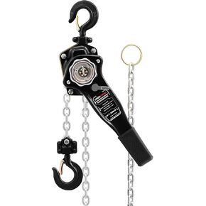 CREWORKS Lever Chain Hoist, 3/4 Ton 1650 lb Capacity 5 ft Manual Chain Hoist with G80 Galvanized Chain & Swivel Hooks, Heavy Duty Manual Lever Hoist for Construction Warehouse Automotive Factory in Kuwait
