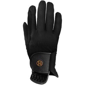 قفازات شبكة أسود Kunkle الفروسية - أسود / 7 in Kuwait