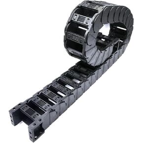 Transmission Chain of Power 1 Meter 35x100mm Drag X Chain Wire Carrier Cable Holder Low Noise Bridge Type Open On Both Sides CNC Router Machine Tools Parts Transmission Chain of Power(R125) in Saudi Arabia