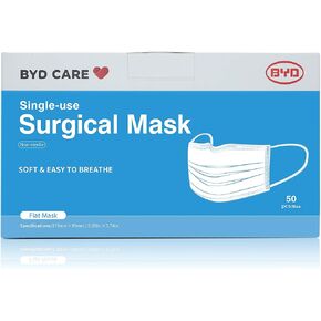 BYD CARE Single-use Level II Ear Loop Mask, Non-sterile, Appropriate for medical or personal use (50) in Saudi Arabia