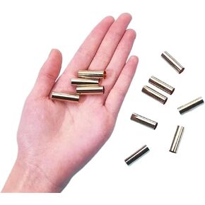50pcs Brass Tube 5mm Straight Loose Beads Golden metal tubes for craft in Kuwait