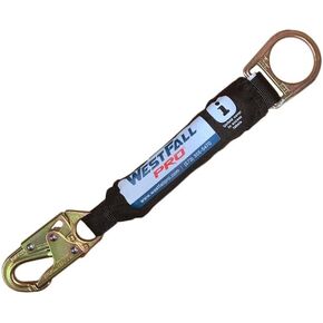 18 في حزمة الصدمة مع Snap Hook & D -Ring - ANSI OSHA MBS 5000 أداة امتصاص الصدمات للبناء والتسلق والفائدة in Kuwait