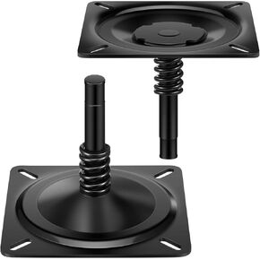 2 Pcs Boat Seat Pin Mount Pedestal Seat with Spring Swivel Mount Plated Stand for 3/4" Pin Post Socket Post for Marine Pontoon Jon Bass Millenium Boat Accessories in Kuwait