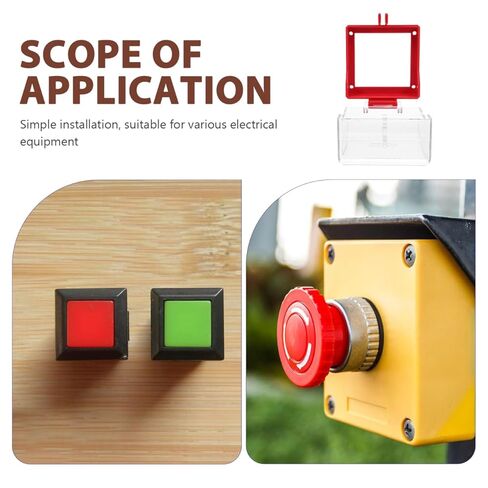 Cover Switch Cover Protector Button Oversize Push Button Lock Out for Industrial Use in Saudi Arabia
