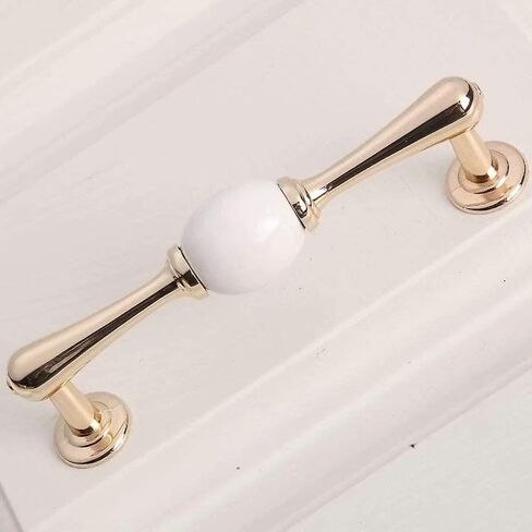 Vintage Ceramic Knobs, 2 pcss for Bathroom Cabinet Kitchen Wardrobe Pulls, Drawer Pulls, Black (Color : Black, Size : Single Hole) in Kuwait