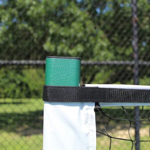 Roll-a-Net - Sturdy, Portable Tennis Net | Easy Set-Up and Quick Storage | for Tennis, Badminton, Indoors and Outdoors | 4-inch Locking Wheels | Nylon Duffel Bag on Wheels Included in Saudi Arabia