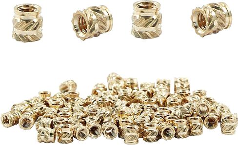 HITEFU M2 مجموعة حرارة مجموعة ، 100 PCS إدراج الخيوط للطباعة ثلاثية الأبعاد ، المكسرات المتري النحاسية in Saudi Arabia