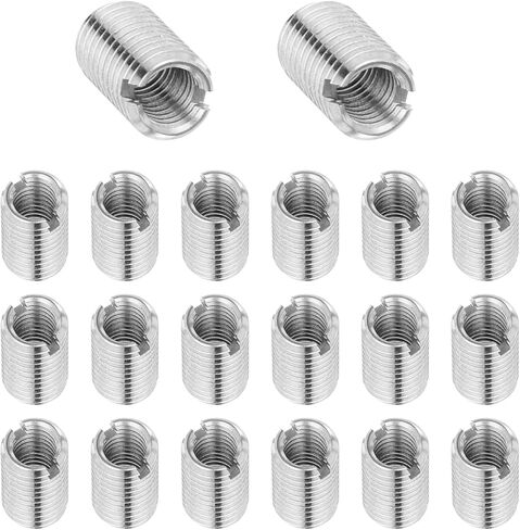 20 PCS خيط تقليل المكسرات M8 ذكر إلى M6 محولات أنثى إدراج تقليل جوز الأكمام تقليل جوتصر مخفضات أدوات الأدوات المخفض in Saudi Arabia