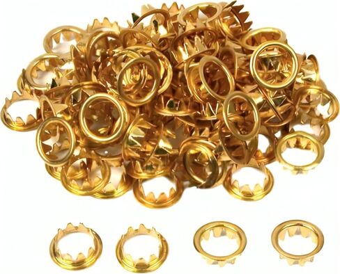 100 Pieces Set Brass Clock Grommets for Clock Repair Keyhole Parts Clockmakers Tools (12mm) in Saudi Arabia