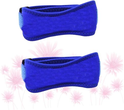 2Pcs Adjustable Breathable Patella Strap for Sports Comfortable Knee Pad for Running Basketball Football and More Blue in Saudi Arabia