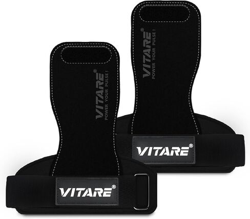 Weight Lifting Wrist Straps, Triple Leather Weightlifting Grip Wraps for Deadlifts, Pull-Ups, Powerlifting, Anti-Slip Gym Grips with Neoprene Padding, Fitness Gifts for Men Women Dad Husband (Pair) in Saudi Arabia