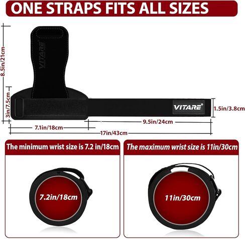 Weight Lifting Wrist Straps, Triple Leather Weightlifting Grip Wraps for Deadlifts, Pull-Ups, Powerlifting, Anti-Slip Gym Grips with Neoprene Padding, Fitness Gifts for Men Women Dad Husband (Pair) in Saudi Arabia