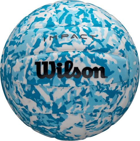 WILSON Impact Gen Green Volleyball - Official Size, Blue/White in Saudi Arabia