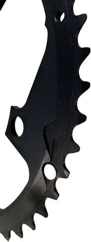 Usamade 130mm BCD 5-Bolt Sharktooth Pro CXR Road/Cross Chainring Made in USA in Kuwait