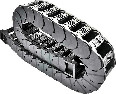 Transmission Chain of Power 1 Meter 35x100mm Drag X Chain Wire Carrier Cable Holder Low Noise Bridge Type Open On Both Sides CNC Router Machine Tools Parts Transmission Chain of Power(R125) in Saudi Arabia