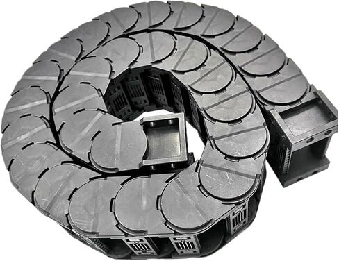 Transmission Chain of Power 1 Meter 35x100mm Drag X Chain Wire Carrier Cable Holder Low Noise Bridge Type Open On Both Sides CNC Router Machine Tools Parts Transmission Chain of Power(R125) in Saudi Arabia