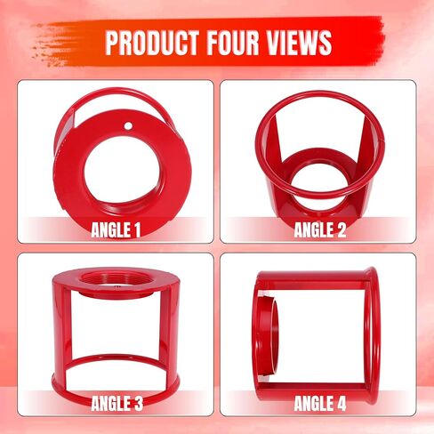 Acetylene Cylinder Regulator Safety Cap Protector Safety Collar 3-1/2" x 12" for High and Low Pressure Tanks Acetylene Tanks Gas Cylinders, Fine Thread (1pcs) in Saudi Arabia