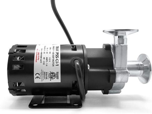 CHUGGER PUMP TRI-XCPSS-CI-1 Tri Clover X-DRY Run Dry Protection, Molded 1 1/2" Tri-Clamp Fittings, SS, 115 Volt Home Brewing System Beer Pump, ETL-Certified, Approved Carbon Bearing Material. in Saudi Arabia
