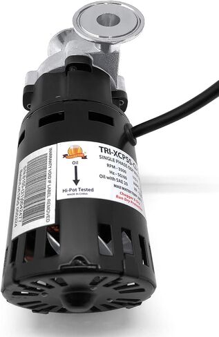 CHUGGER PUMP TRI-XCPSS-CI-1 Tri Clover X-DRY Run Dry Protection, Molded 1 1/2" Tri-Clamp Fittings, SS, 115 Volt Home Brewing System Beer Pump, ETL-Certified, Approved Carbon Bearing Material. in Saudi Arabia