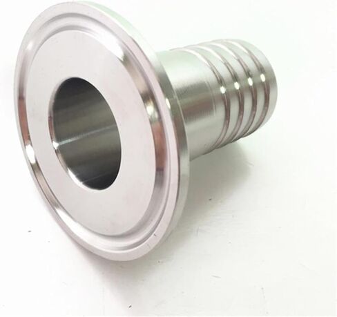 Luisas 19mm 3/4 "خرطوم بارب X 1.5" TRI Clamp SUS 316L من الفولاذ المقاوم للصدأ الصرف الصحي Tri-clamp hosetail forting in Saudi Arabia