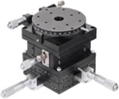 BIRAN LTP90-CM-2 XYZR Four-axis Displacement Platform Manual Translation Stage Workbench Optical Slide Table in Saudi Arabia