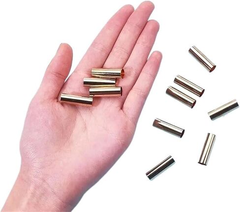 50pcs Brass Tube 5mm Straight Loose Beads Golden metal tubes for craft in Kuwait