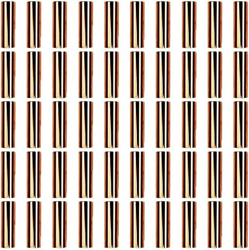 50pcs Brass Tube 5mm Straight Loose Beads Golden metal tubes for craft in Kuwait