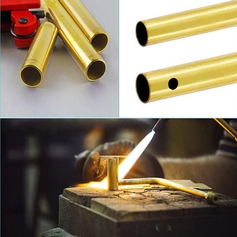 Brass Tube Length 20cm 30cm 50cm Diameter 2mm 3mm 4mm 16mm 18mm 20mm Brass Tubes Wall Cutting Tool Part(4x2x500mm) in Kuwait
