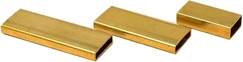 100pcs مستطيل النحاس المعدني مستطيل مسطح حبات DIY لصنع الأدوات (3x5x8mm) in Saudi Arabia