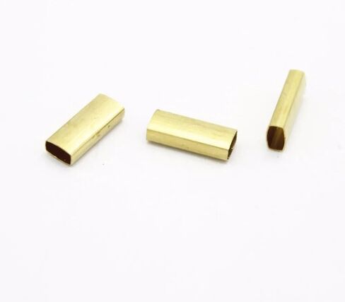 100pcs مستطيل النحاس المعدني مستطيل مسطح حبات DIY لصنع الأدوات (3x5x8mm) in Saudi Arabia