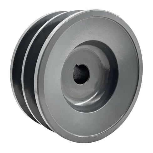 2BK40-5/8 بكرة أخدود مزدوجة ، الخامس بكرة الحزام 5/8 بوصة التجويف 3.95 "OD ، حديد بكرة المحرك من الفأس B BX 4L 5L V-BELTS ، 2BK40X5/8 بكرة in Saudi Arabia