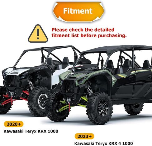 Weisen 4500lb Winch Kit مع Switch Rocker و Winch Mount متوافق مع Kawasaki Teryx KRX 1000 4 2020-2025 ، مع خط اصطناعي 32 قدم Hawse Fairlead و Line Stopper in Kuwait