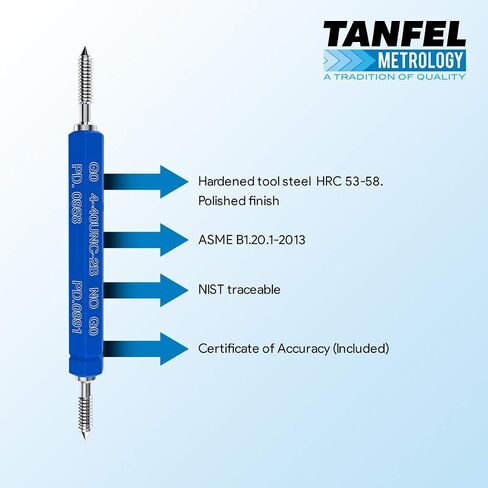 1/2-13 UNC-2B Taperlock GO NOGO Thread Plug Gage - Gauge. Certified in Saudi Arabia