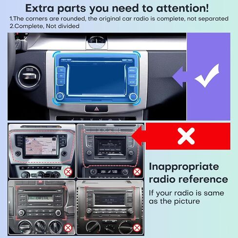 Car Radio for VW Volkswagen Seat Golf Passat Jetta Beetle Tiguan Touran EOS 7" Touchscreen CarPlay Upgrade Bluetooth Stereo with Android Auto GPS Navigation WiFi FM Backup Camera in Saudi Arabia